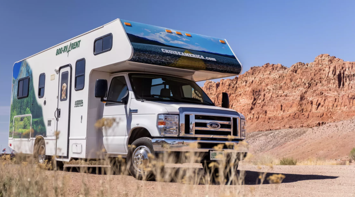 Complete camperreis naar het westen van de Verenigde Staten